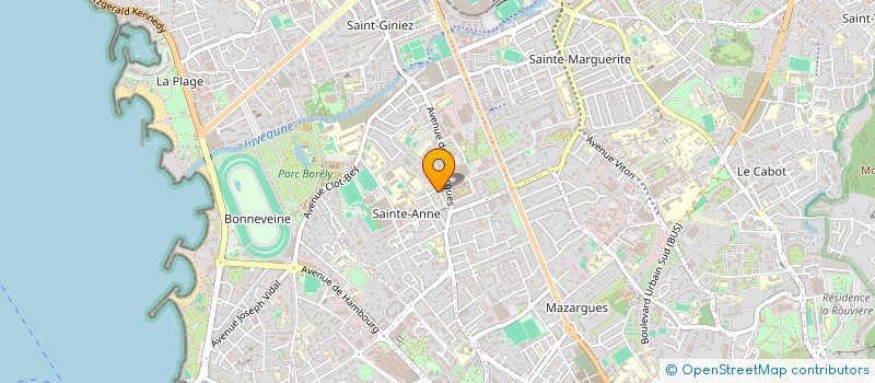 localisation de l'entreprise AZA à MARSEILLE