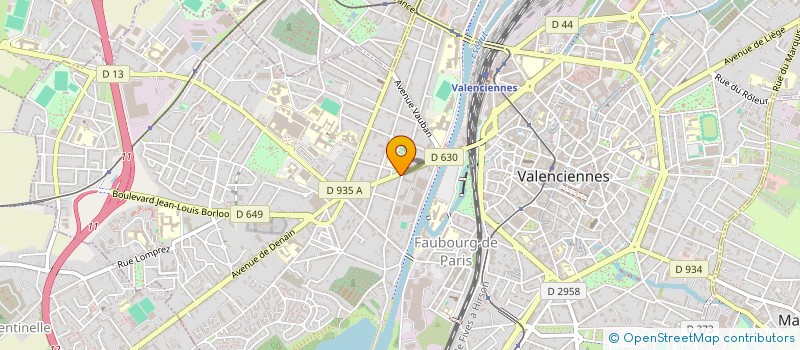 localisation de l'entreprise AZA  VALENCIENNES