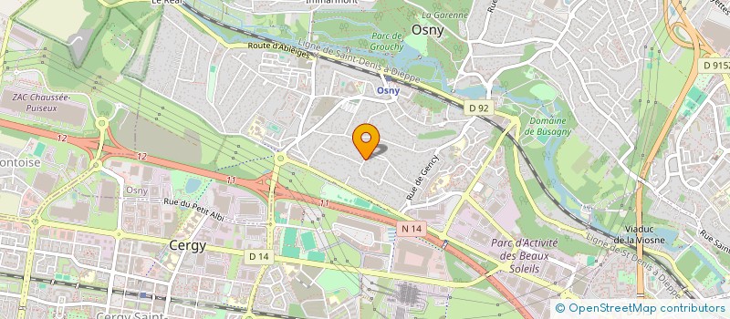 localisation de l'entreprise AZA CONSULTING  OSNY