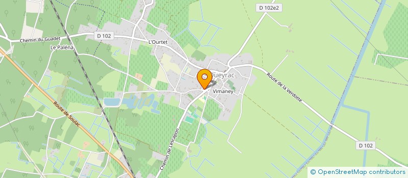 localisation de l'entreprise AZA COUVERTURE  QUEYRAC