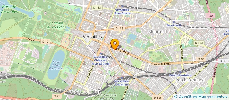 localisation de l'entreprise AZA GROUP à VERSAILLES