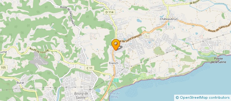 localisation de l'entreprise AZA & NOLIWE  SAINTE-ANNE