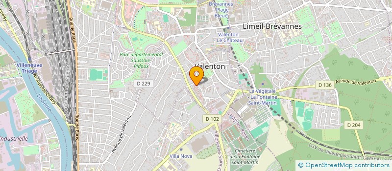 localisation de l'entreprise AZA RENOVATION  LIMEIL-BREVANNES