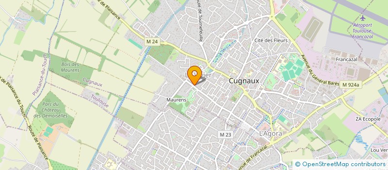 localisation de l'entreprise AZA VISION MULTIMEDIA  CUGNAUX