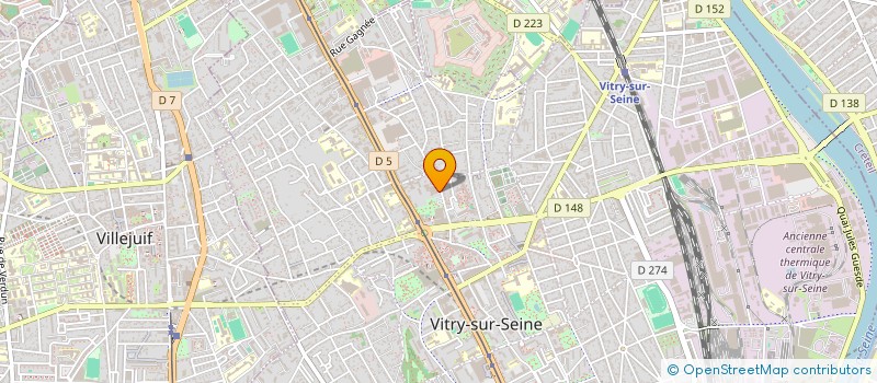 localisation de l'entreprise AZAB DIGITAL à VITRY-SUR-SEINE