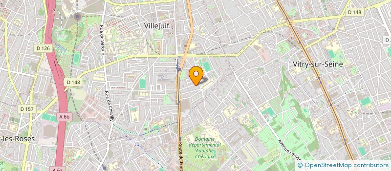 localisation de l'entreprise AZAC  VILLEJUIF