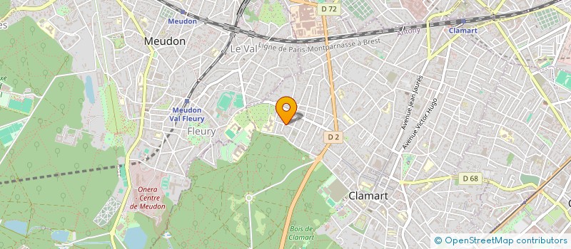localisation de l'entreprise AZAD & à CLAMART