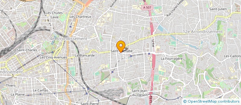 localisation de l'entreprise AZAD à MARSEILLE