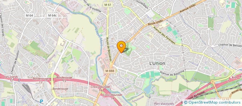 localisation de l'entreprise AZAD à L'UNION