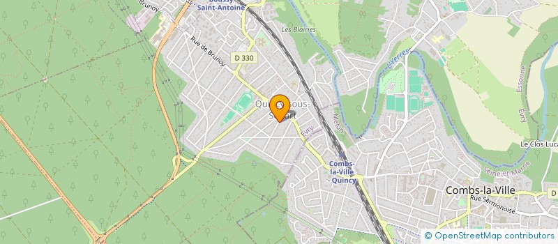 localisation de l'entreprise AZAD  QUINCY-SOUS-SENART