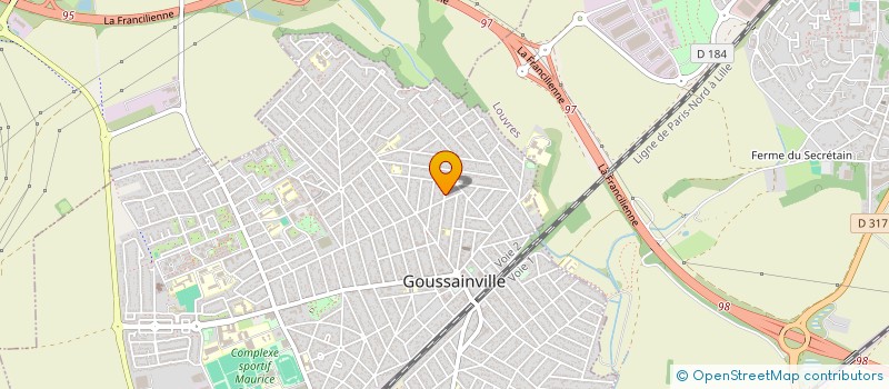 localisation de l'entreprise AZAD  GOUSSAINVILLE