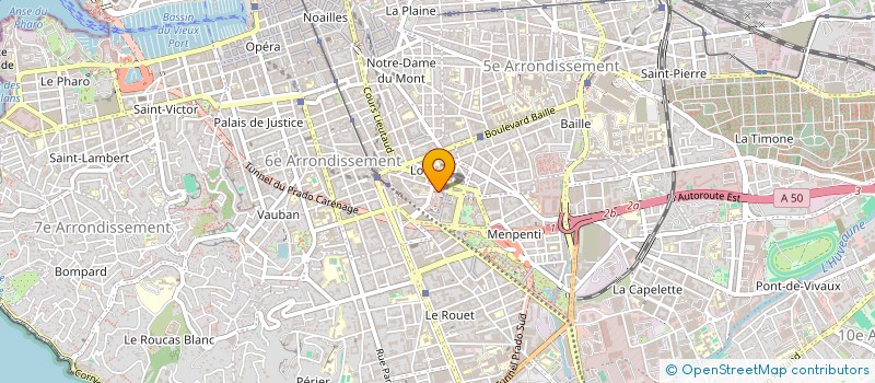 localisation de l'entreprise AZAD  MARSEILLE