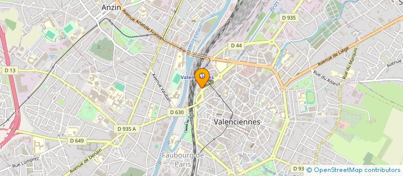 localisation de l'entreprise AZAD A RCI BTP à VALENCIENNES