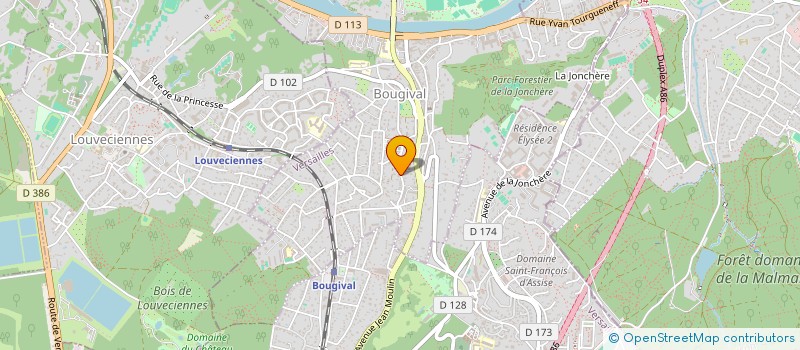 localisation de l'entreprise AZAD CONSEILS  BOUGIVAL