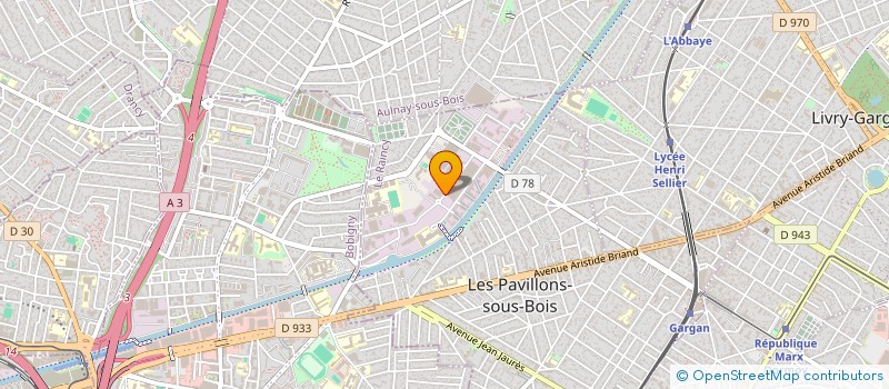 localisation de l'entreprise AZAD DISTRIBUTION  LES PAVILLONS-SOUS-BOIS