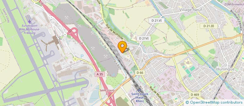 localisation de l'entreprise AZAD DISTRIBUTION à SAINT-LOUIS