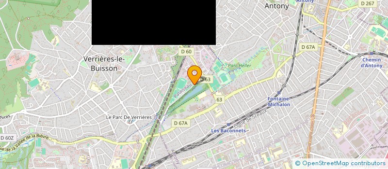 localisation de l'entreprise AZAD FINANCE à VERRIERES-LE-BUISSON