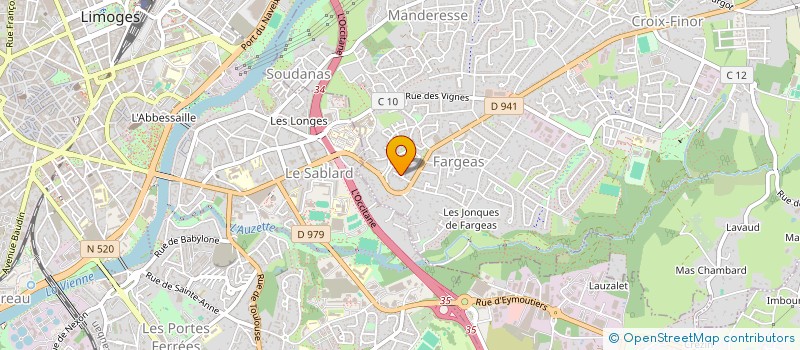 localisation de l'entreprise AZAD PRODUCTION à PANAZOL