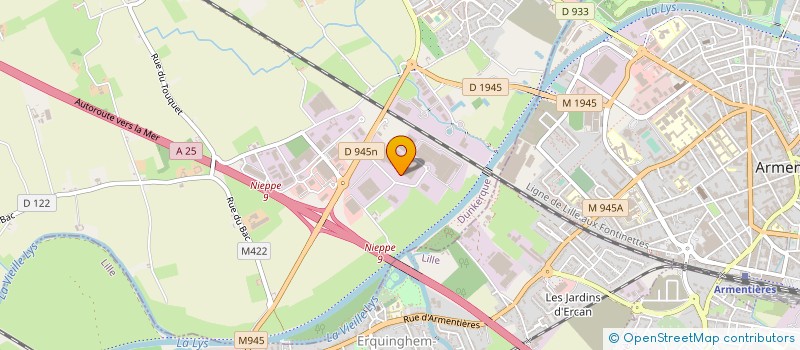 localisation de l'entreprise AZADE à NIEPPE