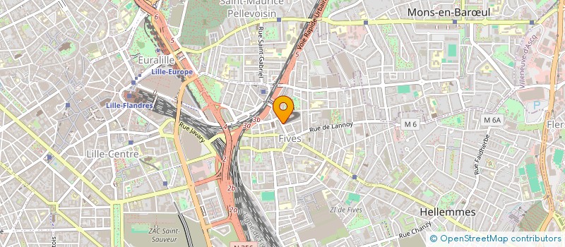 localisation de l'entreprise AZADI à LILLE
