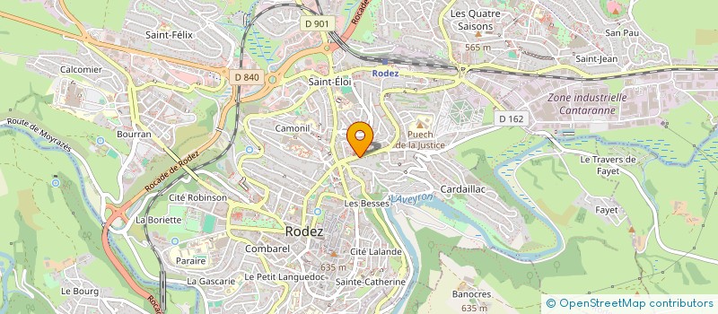 localisation de l'entreprise AZAE RODEZ  RODEZ