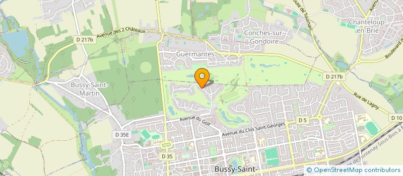 localisation de l'entreprise AZAFIN CONSULTING  BUSSY-SAINT-GEORGES