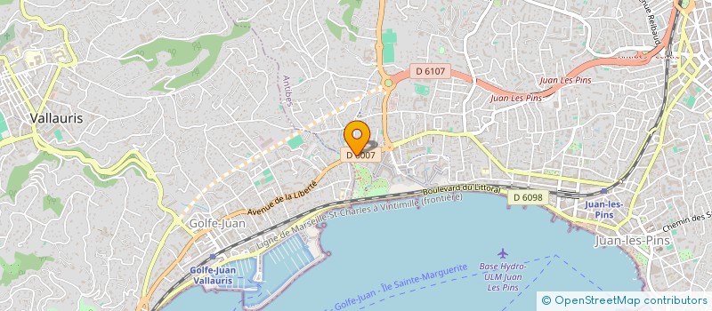 localisation de l'entreprise AZAGHAR à ANTIBES
