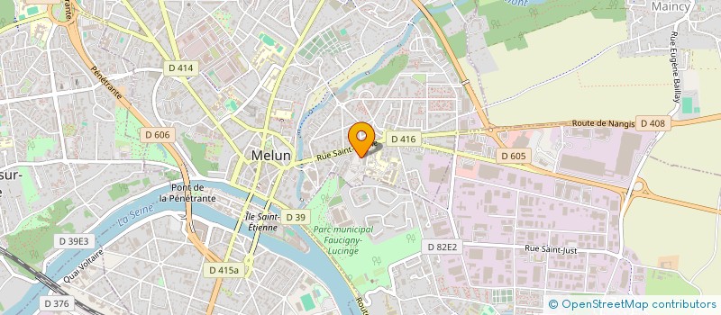 localisation de l'entreprise AZAJO à MELUN