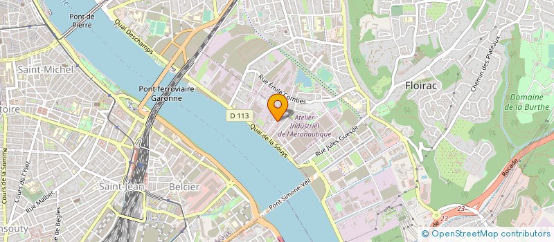 localisation de l'entreprise AZAK FOOD à BORDEAUX