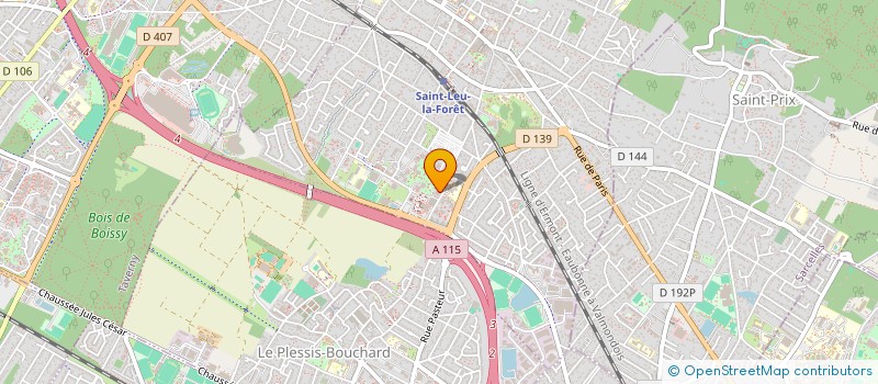 localisation de l'entreprise AZAL TRANS  SAINT-LEU-LA-FORET