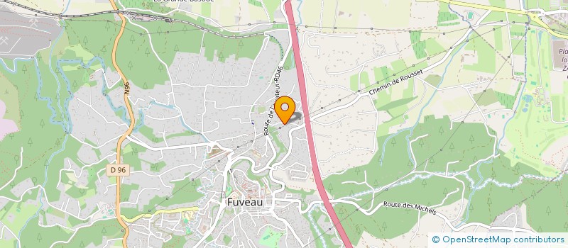 localisation de l'entreprise AZALA  FUVEAU