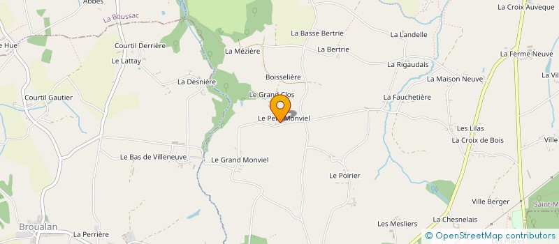 localisation de l'entreprise AZALE  TRANS-LA-FORET