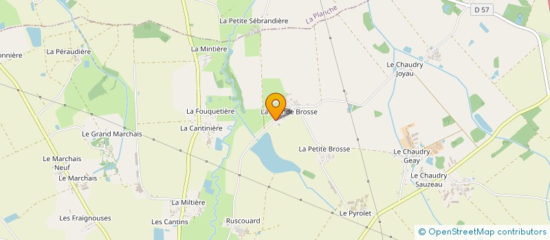 localisation de l'entreprise AZALEA à VIEILLEVIGNE