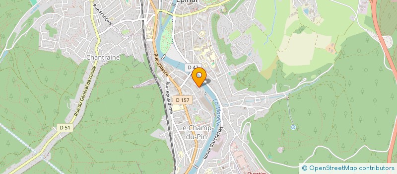 localisation de l'entreprise AZALEE 88 à EPINAL