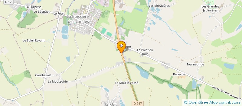 localisation de l'entreprise AZALEE  BOISSIERE-DES-LANDES (LA)