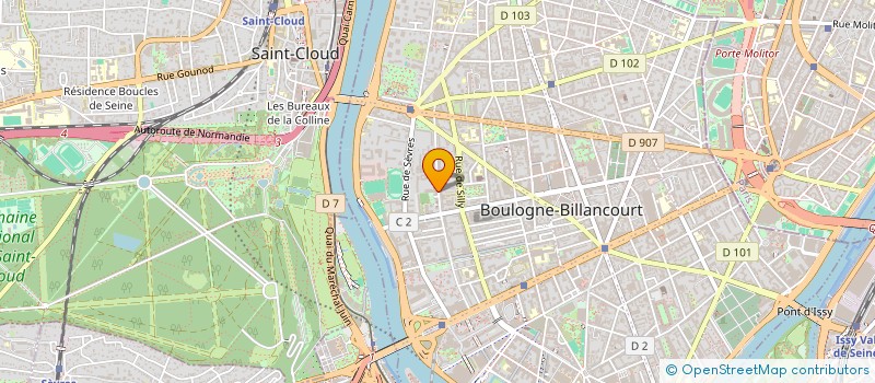 localisation de l'entreprise AZALEO SUD-OUEST à BOULOGNE-BILLANCOURT