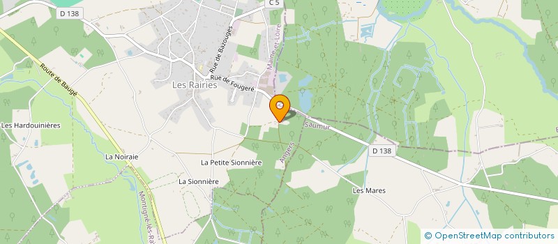 localisation de l'entreprise AZALLEES à HUILLE-LEZIGNE
