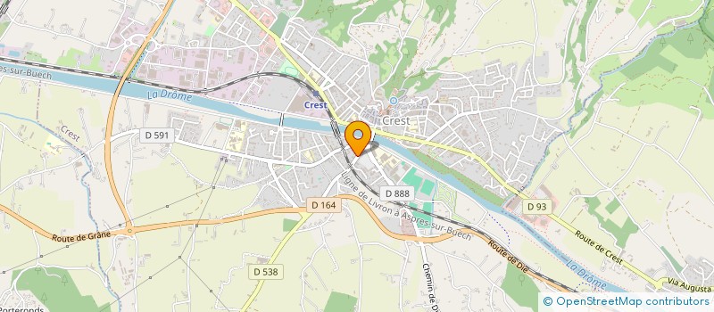 localisation de l'entreprise AZALOU  CREST