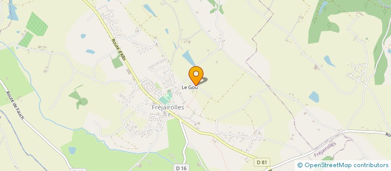 localisation de l'entreprise AZAM ET FILS  FREJAIROLLES