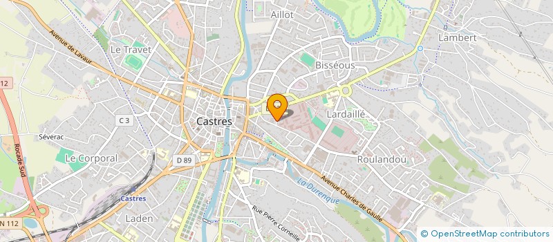 localisation de l'entreprise AZAMAR  CASTRES