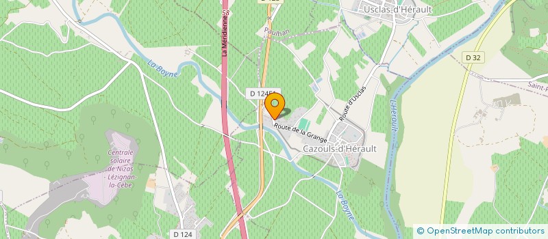 localisation de l'entreprise AZAN CONSEILS ET PARTICIPATIONS  CAZOULS-D'HERAULT