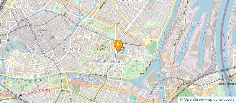 localisation de l'entreprise AZANEX FORMATION à STRASBOURG