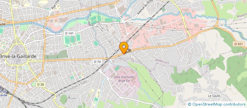 localisation de l'entreprise AZANI B  MALEMORT