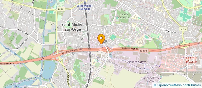 localisation de l'entreprise AZAP à SAINT-MICHEL-SUR-ORGE
