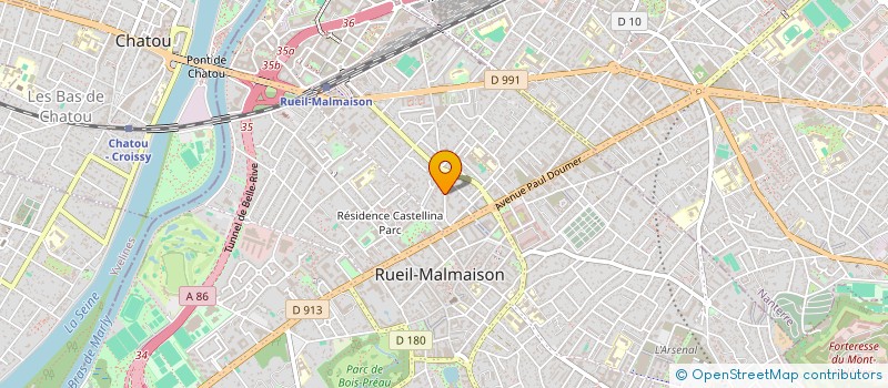 localisation de l'entreprise AZAPA HOLDING à RUEIL-MALMAISON