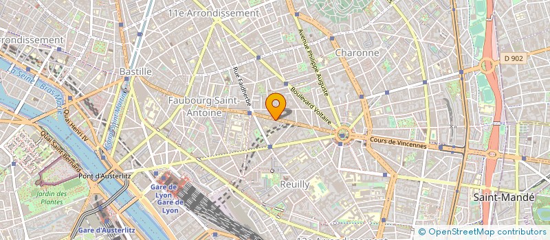localisation de l'entreprise AZAR à PARIS 12