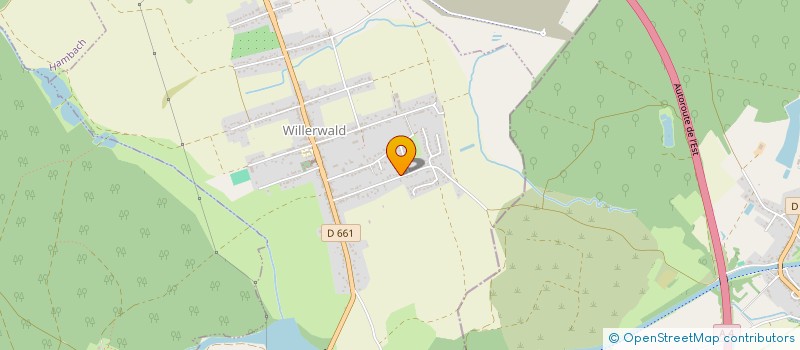 localisation de l'entreprise AZAR  WILLERWALD