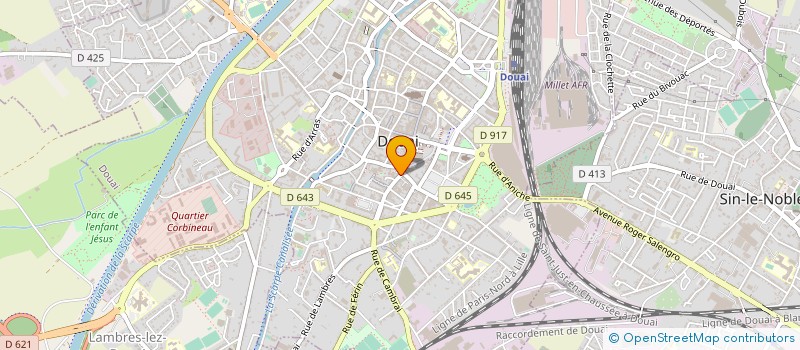 localisation de l'entreprise AZAR à DOUAI