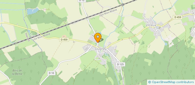 localisation de l'entreprise AZAR'IMMO  OUGNEY