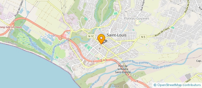 localisation de l'entreprise AZAS à SAINT-LOUIS